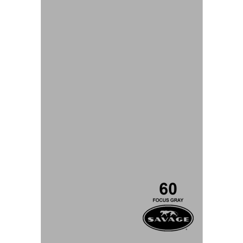 SAVAGE #60 Focus Gray 2.72x11m WIDETONE Seamless Photography Background Paper