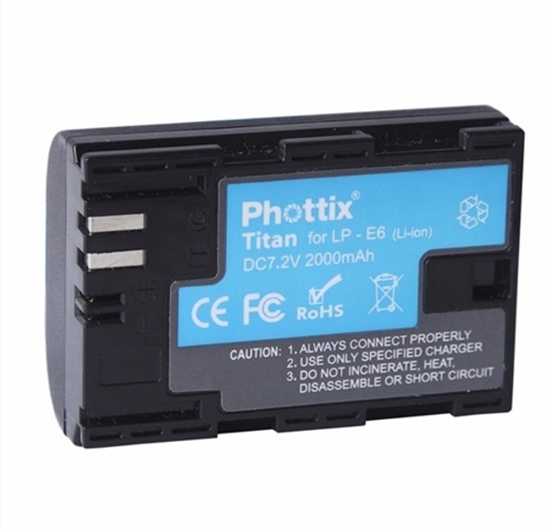 Titan LPE6 Liion Rechargeable Battery For Canon EOS DSLR