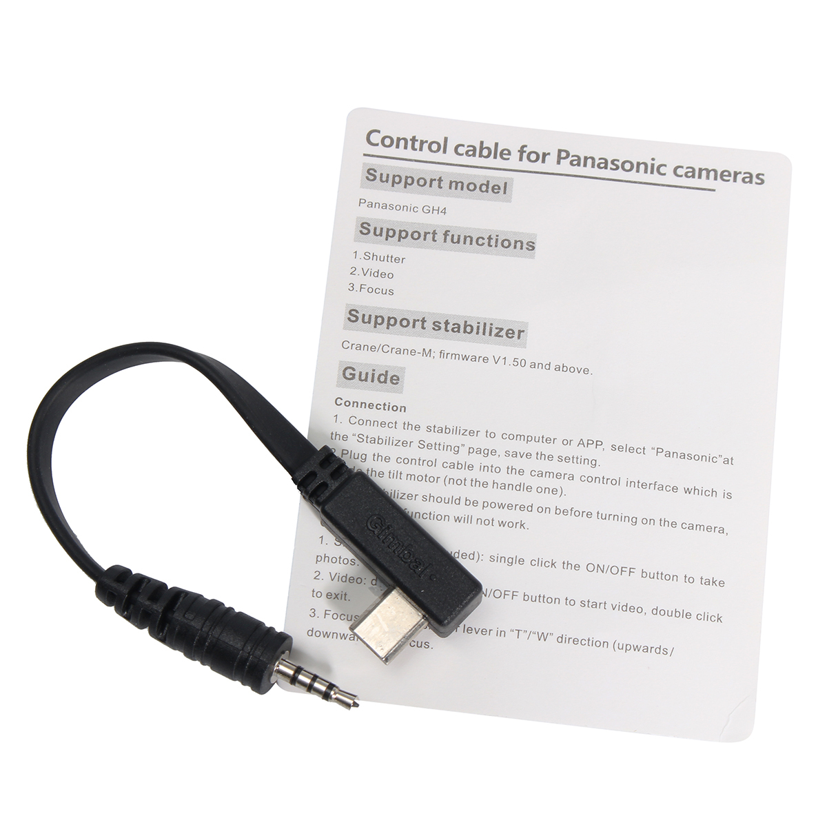zhiyun panasonic control cable