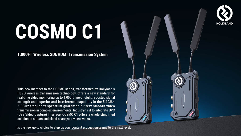 Hollyland Cosmo C1 SDI/HDMI Wireless Video Transmission System