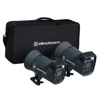 Elinchrom ELC 500/500 Twin Studio Flash Set Inc Bag