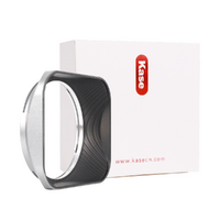 Kase Square Lens Hood for Fujifilm X100VI Series in Silver