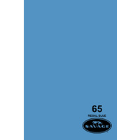 SAVAGE #65 Regal Blue  2.72x11m WIDETONE Seamless Photography Background Paper