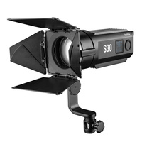 GODOX S30 5600K LED LIGHT WITH BARN DOOR