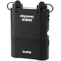 Godox PROPAC PB960 Speedlite Power for Canon w/Connecting Cable x 2