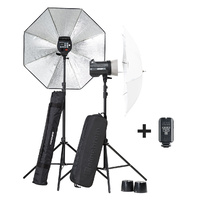 Elinchrom BRX 250/250 Set To Go With Umbrella