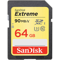 SANDISK EXTREME 600X 64 GB SDXC UHS-I SD MEMORY CARD