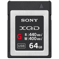 SONY 2933X 64GB XQD G-SERIES MEMORY CARD