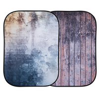 Lastolite Urban Collapsible Background 1.5x2.1m Derelict Wall / Wooden Wall