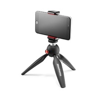 Manfrotto Mini Tripod Black with Universal Smartphone Clamp  MKPIXICLAMP-BK