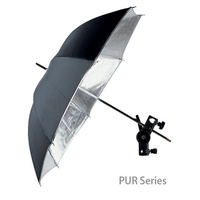 102cm Umbrella 102SB Silver with Black Cover