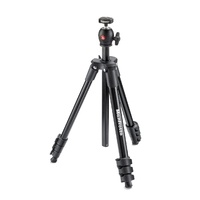 Manfrotto Compact Light aluminium tripod with ball head   MKCOMPACTLT-BK
