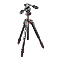 Manfrotto  190 Go! Aluminium 4-Section Twist Lock tripod with Head  MK190GOA4TB-3W