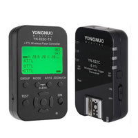 YONGNUO SPEED LIGHT FLASH YN-622C-TX WIRELESS E-TTL FLASH TRANSCEIVER TRIGGER KIT FOR CANON