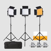 Pixel Video Light 3 x K80SP LED Light Kit (Power Adaptor Included)