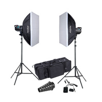 GODOX SK400IIV x 2 LIGHT HEAD 800WS SOFTBOX KIT