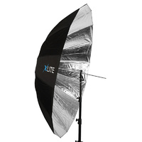Xlite Jumbo Black / Silver Umbrella 180cm