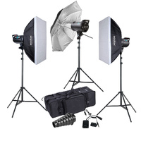 Godox SK400II-V x 3 Light Head Portrait Kit