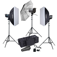 Godox SK400II-V x 3 Light Head Portrait Kit 