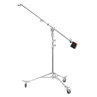 JINBEI BM-300 STEEL BOOM ARM STUDIO LIGHT STAND WITH WHEELS ( MAX LOAD 18KG , 360° ROTATABLE , DOLLY, ADJUSTABLE , HEAVY DUTY)