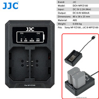 JJC DCH-NPFZ100 DUAL USB BATTERY CHARGER FOR SONY NP-FZ100