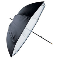 102cm Umbrella 102WB White with Black Cover