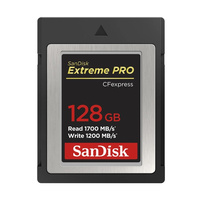SANDISK EXTREME PRO 128GB CFEXPRESS TYPE B MEMORY CARD