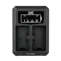 JJC DCH-LPE6 DUAL USB BATTERY CHARGER FOR CANON LP-E6 , LP-E6N