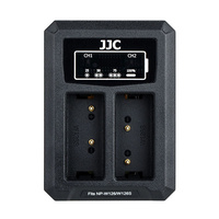 JJC DCH-NPW126 DUAL USB BATTERY CHARGER FOR FUJIFILM NP-W126 , NP-W126S