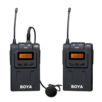 BOYA LAVALIER MICROPHONE KIT BY-WM6 (WIRELESS, UHF DUAL CHANNEL, 100M)