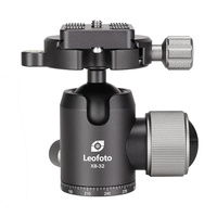 LEOFOTO XB-32 PRO BALL HEAD WITH SCREW KNOB CLAMP & BPL-50 PLATE (MAX LOAD 15KG)