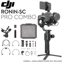 DJI RONIN-SC PRO COMBO 3-AXIS MOTORIZED GIMBAL STABILIZER FOR MIRRORLESS CAMERAS (RONIN APP, FOCUS MOTOR, MAX. LOAD 2 KG)