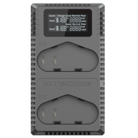 NITECORE UCN4 PRO USB DUAL SLOT CHARGER FOR CANON LP-E19/LP-E4/LP-E4N