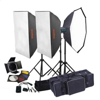 GODOX QS800II X3 STUDIO FLASH LIGHTING KIT