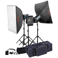 Godox QS600II X3 Studio Flash Light Kit  