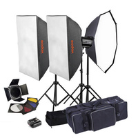 GODOX QT-600II X3 STUDIO FLASH LIGHTING KIT