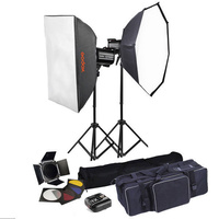 GODOX QT-400II X2 STUDIO FLASH LIGHTING KIT