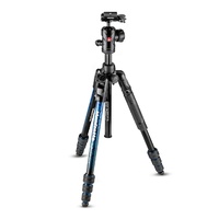 Manfrotto Befree Advanced Aluminum Travel Tripod Kit Blue  MKBFRTA4BL-BH