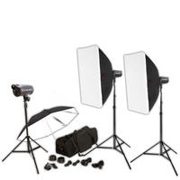 JINBEI SPARK III 400 X3 STUDIO FLASH LIGHTING KIT