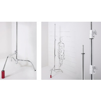 Muraro 30" C-Stand with Sliding Leg MU322 (Made in Italy)