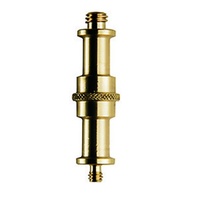 PES BRASS SPIGOT 1/4"-3/8" MALE HEADS