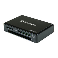 Transcend TS-RDF8K2 All-in-One Memory Card Reader USB 3.0 MicroSD/SD/CompactFlash Black