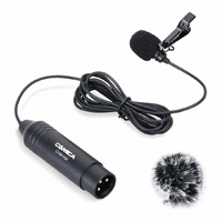 COMICA XLR Lapel Microphone with 1.8m Cable for Camcorder