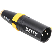 Deity D-XLR 3.5mm to XLR Adapter with Phantom to Plug-In Power Conversion