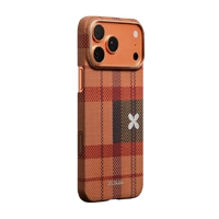 Pitaka Aramid Flora in Grid Edge Case for iPhone 17 Pro Max (Cloud Dusk)