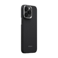 PITAKA Aramid Fibre Ultra-Slim Cas for iPhone15 Pro Max Black/Grey
