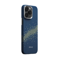 PITAKA Aramid Fibre Ultra-Slim Case for iPhone 16 Pro Max Milky Way Galaxy 