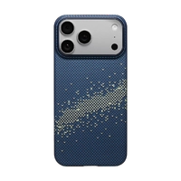 PITAKA Aramid Fibre StarPeak Ultra-Slim Case For iPhone 17 Pro Max(Milky way galaxy)