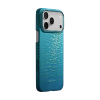 PITAKA Aramid Fibre Ultra-Slim Case  for iPhone 17 Pro Lucid Blue