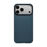 Pitaka Aramid Fibre Ultra-Slim Case for iPhone 17 Pro  Black/Blue  